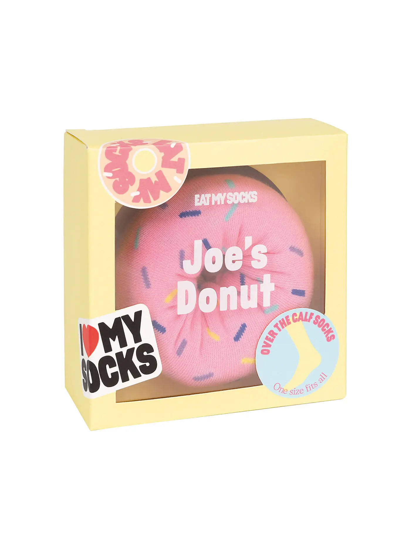 EAT MY SOCKS | Socken 36-45 JOES DONUT STRAWBERRY rosa | 